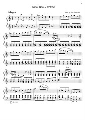 Aqua Sonatina for piano (third movement)